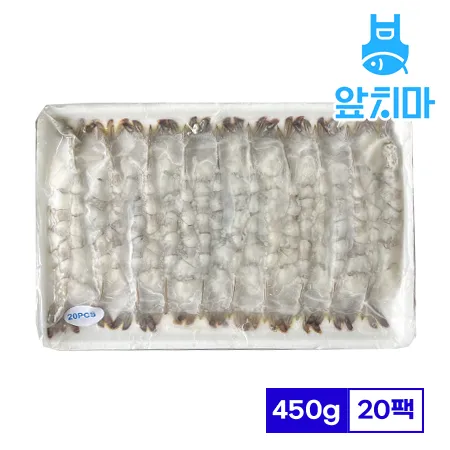 노바시새우 새우튀김용 9kg(450g*20) 20미/1팩 1박스