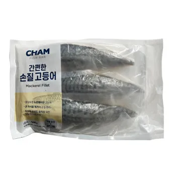 노르웨이산 손질 고등어 필렛 10kg(500gx20팩, 60마리)1BOX  이미지
