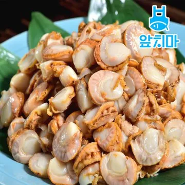 냉동 자숙 가리비살 1kg 가리비 순살