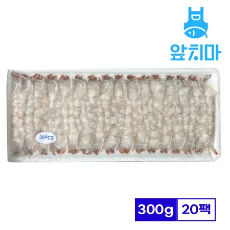 노바시새우 새우튀김용 6kg(300g*20) 30미/1팩 1박스
