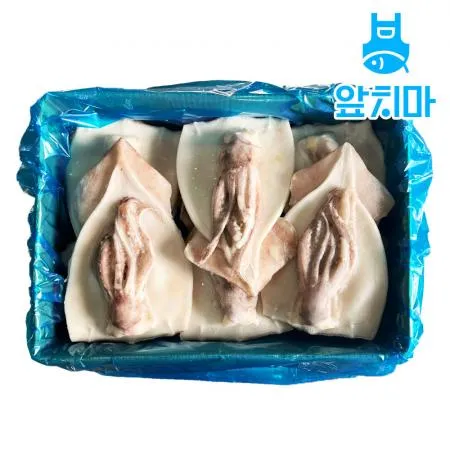할복오징어 냉동 손질 오징어 4kg 약 33-35미  IQF 개별냉동