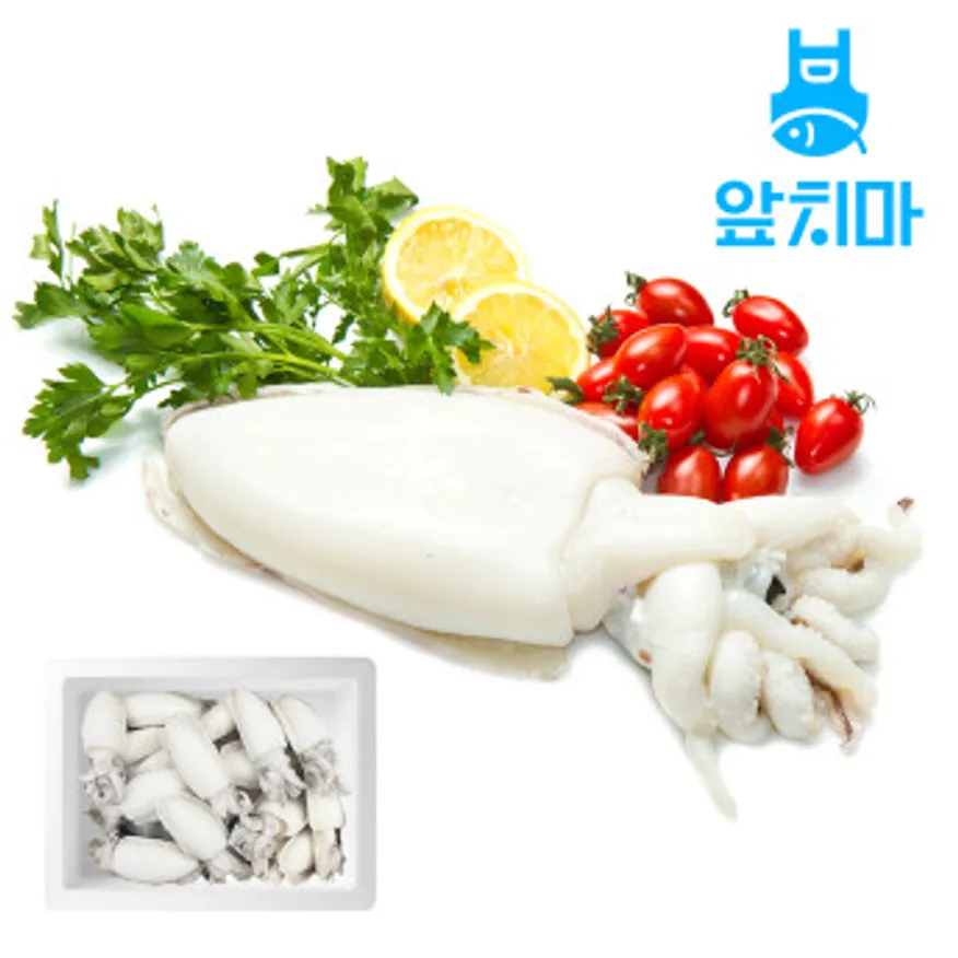 냉동 갑오징어 홀크린 5kg 100/200 1박스 이미지