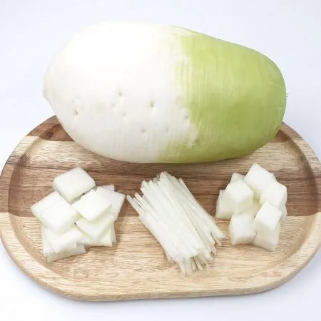 주문즉시 손질하는 무 깍뚝썰기 1kg 1팩 이미지