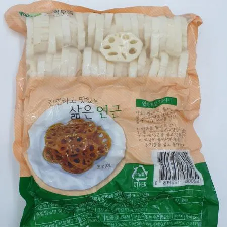 자숙 연근채 1kg (염장X) 이미지