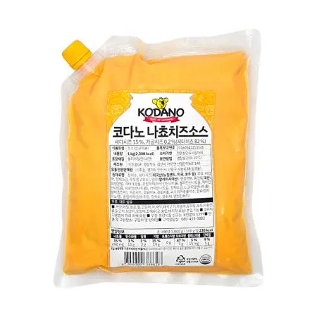 조흥 코다노 나쵸치즈소스 1kg 냉장