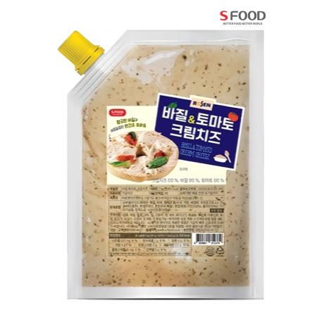 로젠치즈 바질토마토 크림치즈 1kg 냉장 베이글용 베이커리
