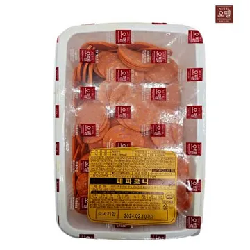 오뗄 페파로니 A급 1kg 냉장 페퍼로니 피자토핑