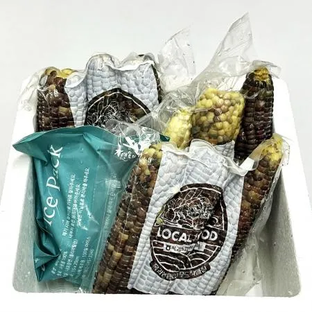 손질없이 간편한 농협 찐 냉동 흑찰옥수수 특품 (15cm 이상) 이미지