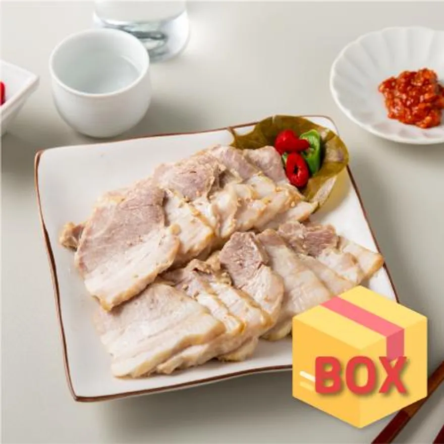 순살 슬라이스 한줄 보쌈 수육 200g x 25개 (총 5kg) 이미지