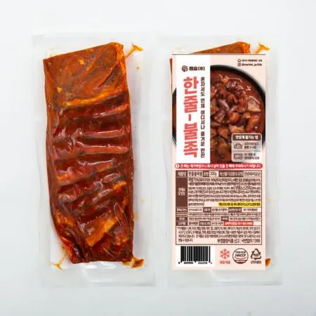 매운 매콤한 순살 슬라이스 한줄 불족발 200g x 25개 (총 5kg) 이미지