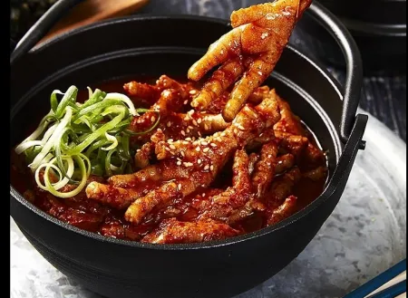 직화 통뼈 국물닭발 600g 국내산(머땀/즉석조리) 이미지