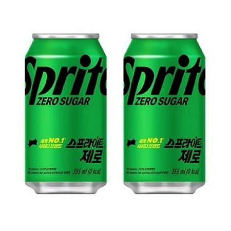 스프라이트 제로 업소용 355ml x 48개 이미지