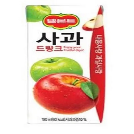 델몬트 드링크 사과 팩190ml 32입