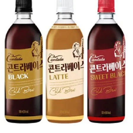 칸타타콘트라베이스콜드브루블랙 펫500ml 12입+칸타타콘트라베이스스위트블랙 펫500ml 12입