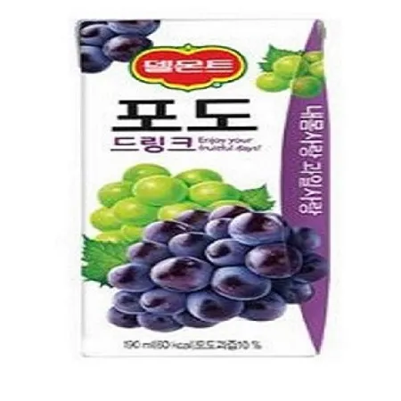 델몬트 드링크 포도 팩190ml 64입