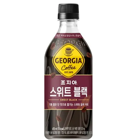 조지아 스위트 블랙 펫470ml 24입