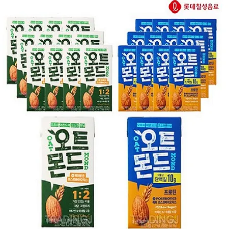 오트몬드 팩190ml 24입+오트몬드 프로틴 팩190ml 24입