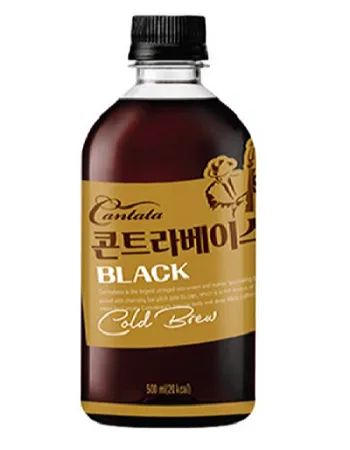 칸타타 콘트라베이스 콜드브루블랙 펫500ml 24입