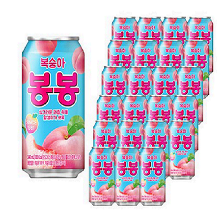 봉봉 복숭아 캔340ml 24입 이미지