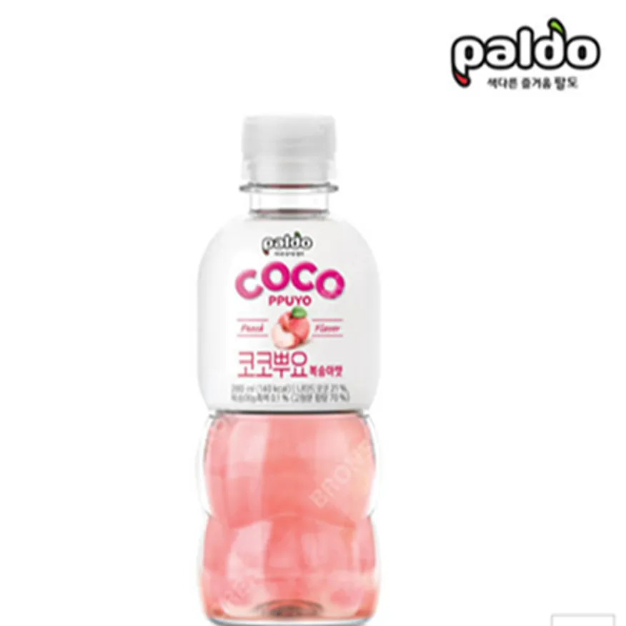 코코뿌요 복숭아 펫280ml 24입 이미지