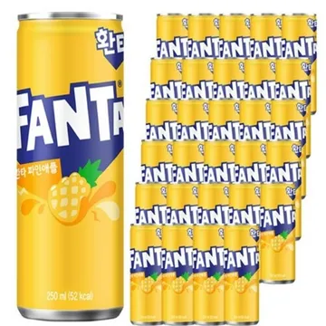 환타 파인애플 캔250ml 60입(리뉴얼 중으로 랜덤발송)