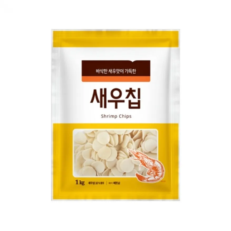 베스트코 바삭한 새우칩 1kg (튀겨먹는 새우칩) 이미지