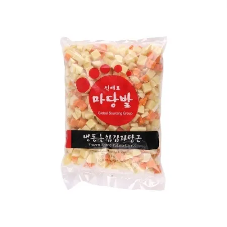 [냉동채소] 채소 믹스 2종 1kg (감자/당근) 이미지