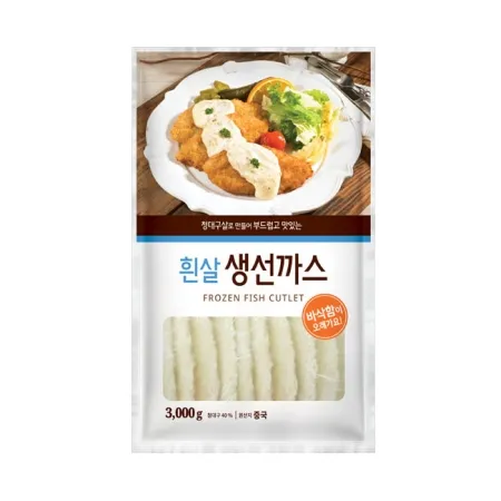 베스트코 흰살 생선까스 3kg (60g*50)