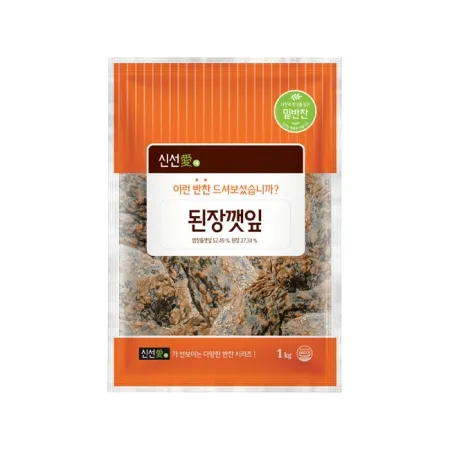 신선애 된장 깻잎 장아찌 1kg