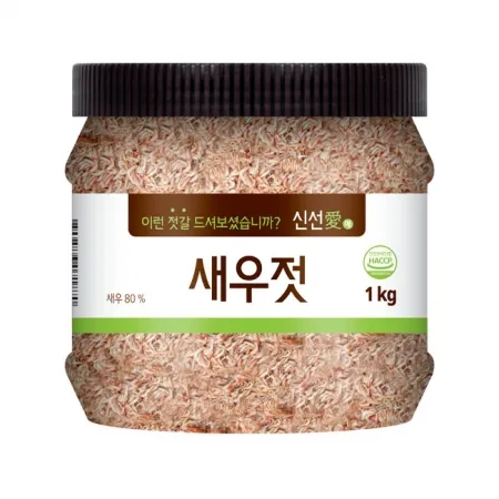 신선애 새우젓 (용기) 1kg