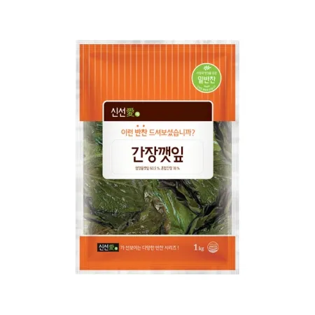 신선애 간장 깻잎 장아찌 1kg