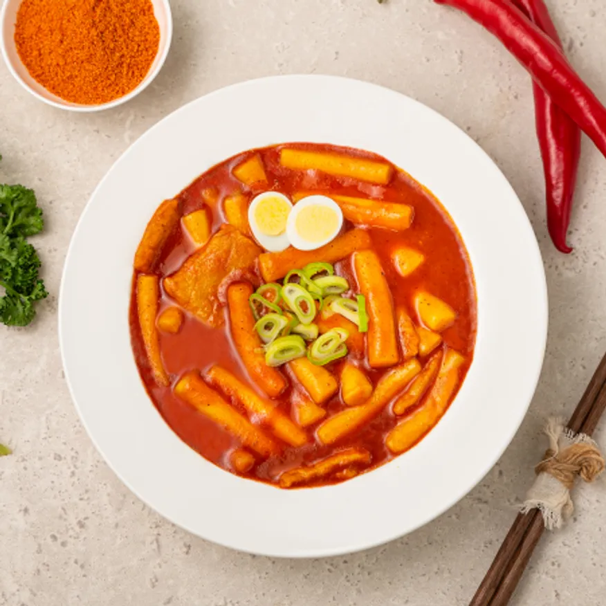 국물 떡볶이 & 라볶이 소스 업소용 3단계 보통맛(얼얼 매운맛)5kg 100~120인분용 이미지