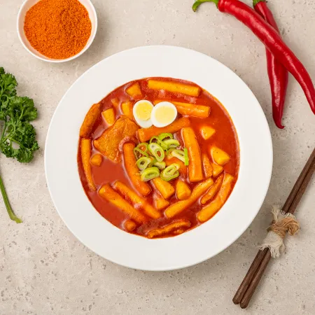 국물 떡볶이 & 라볶이 소스 업소용 2단계 순한맛(신라면 맵기)10kg 200~250인분용 이미지