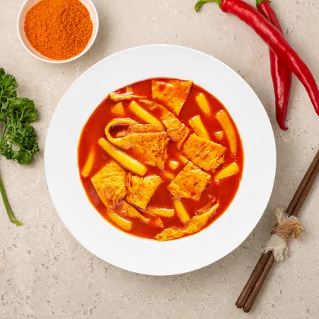 국물 떡볶이 & 라볶이 소스 업소용 2단계 순한맛(신라면 맵기)10kg 200~250인분용 이미지