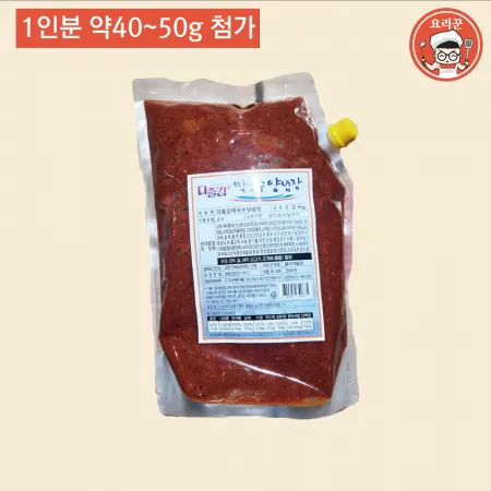 다즐김 막국수 양념장 2kg 1봉