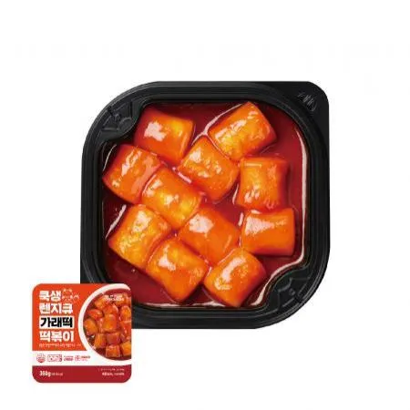 쿡생 렌지큐 간편한 전자레인지용 가래떡 떡볶이 360gx3개 캠핑요리 혼술 간편간식 프랜차이즈떡볶이 분식 이미지