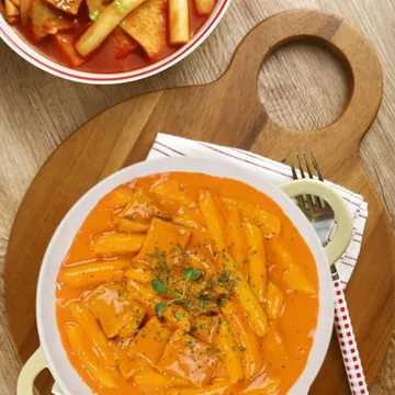 로제떡볶이 620g(2회분) 밀키트 간식 야식