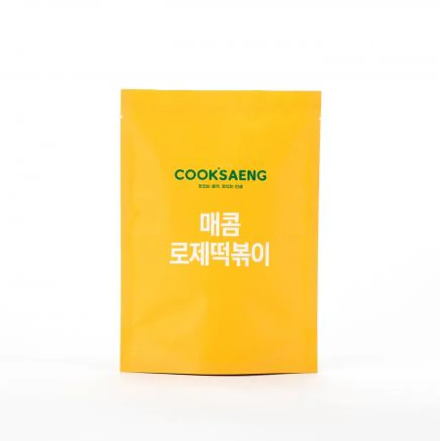 쿡생 로제떡볶이310g 밀키트 간식 분식 업소용 프랜차이즈떡볶이 이미지