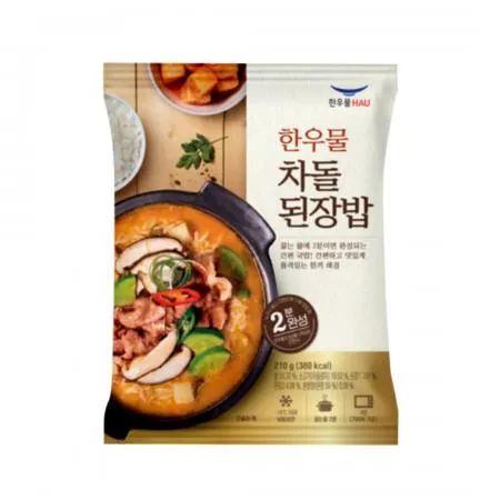 한우물 든든한 차돌 된장밥 210gx10개 냉동국밥 냉동즉석밥 간편도시락