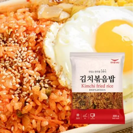 한우물 든든한 한우물 김치 볶음밥 300gx10개 냉동볶음밥 냉동즉석밥 간편도시락