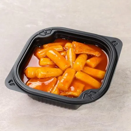 쿡생 렌지큐 간편한 전자레인지용 국물떡볶이 순한맛 375gx3개 캠핑요리 혼술 간편간식 프랜차이즈떡볶이 분식 이미지