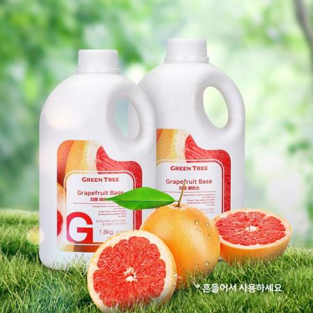 그린트리 자몽 에이드 베이스 1.8kg 원액 음료 스무디 주스 카페음료