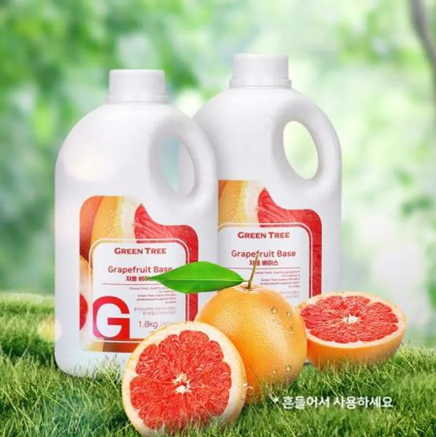 그린트리 자몽 에이드 베이스 1.8kg 원액 음료 스무디 주스 카페음료 이미지