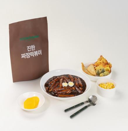 쿡생 짜장떡볶이310g  밀키트 간식 분식 업소용 프랜차이즈떡볶이