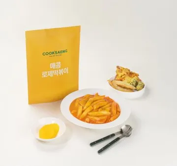 쿡생 로제떡볶이310g 밀키트 간식 분식 업소용 프랜차이즈떡볶이