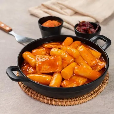 쿡생 렌지큐 간편한 전자레인지용 국물떡볶이 순한맛 375gx3개 캠핑요리 혼술 간편간식 프랜차이즈떡볶이 분식 이미지