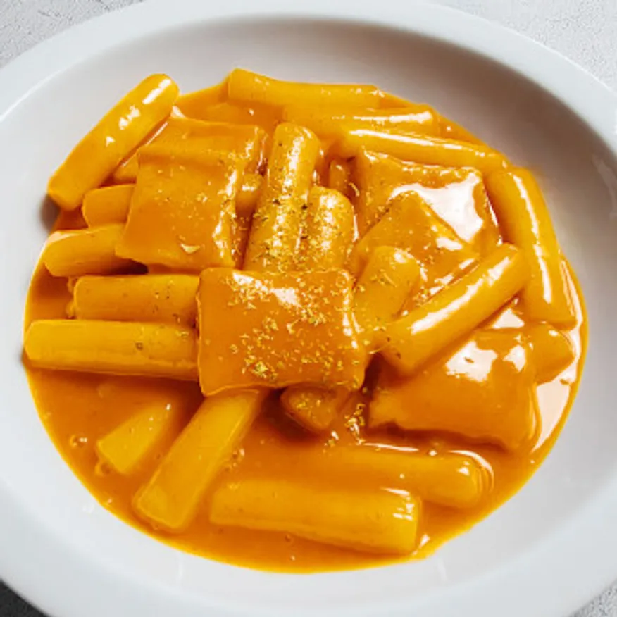 로제떡볶이 620g(2회분) 밀키트 간식 야식 이미지
