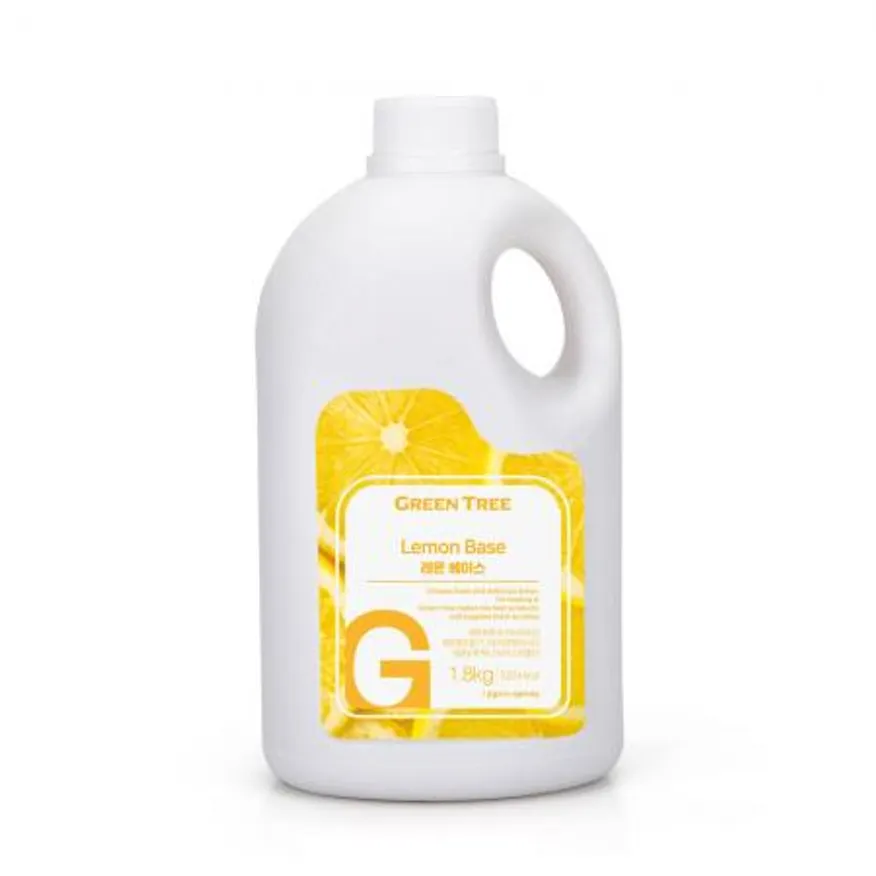 그린트리 레몬 에이드 베이스 1.8kg 원액 음료 스무디 주스 카페음료 이미지