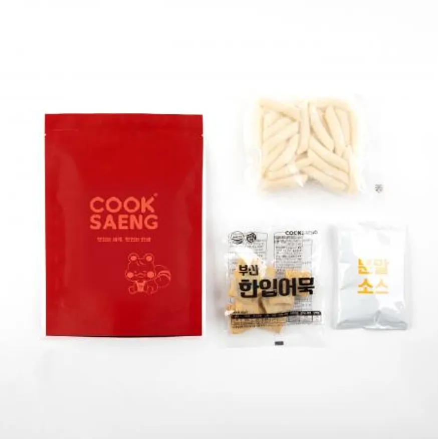 쿡생 국물떡볶이310g 밀키트 간식 분식 업소용 프랜차이즈떡볶이 이미지