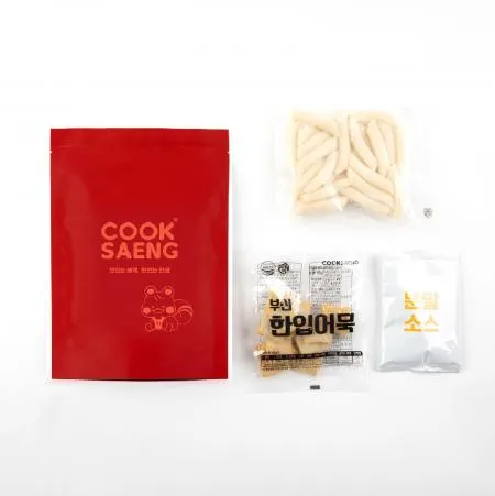 쿡생 국물떡볶이310g 밀키트 간식 분식 업소용 프랜차이즈떡볶이 이미지